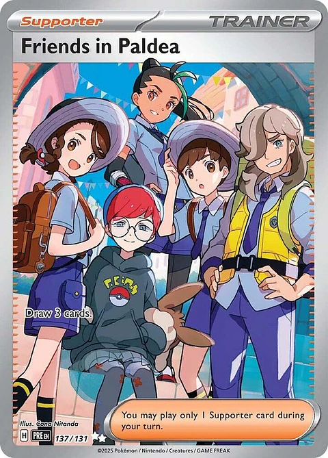 Friends in Paldea - 137/131 - Full Art Ultra Rare - PRE