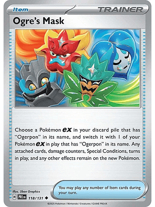 Ogre's Mask - 118/131 - Uncommon - PRE 