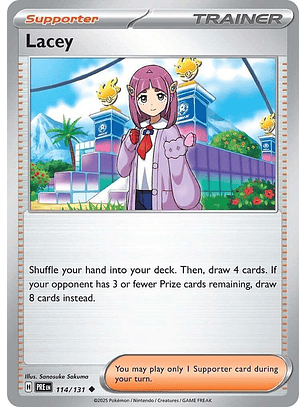 Lacey - 114/131 - Uncommon - PRE 