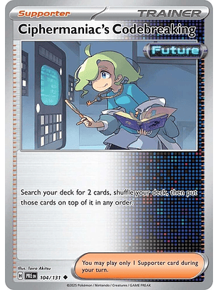 Ciphermaniac's Codebreaking - 104/131 - Uncommon - PRE 