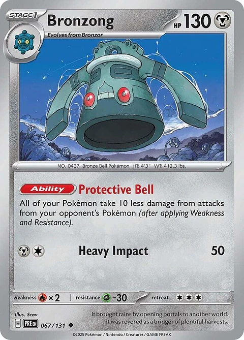 Bronzong - 067/131 - Uncommon - PRE 
