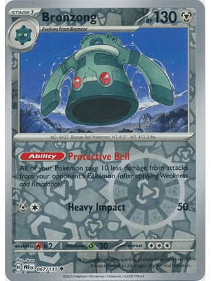 Bronzong - 067/131 - Uncommon - PRE 