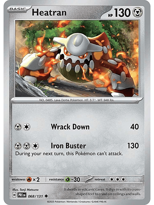 Heatran - 068/131 - Uncommon - PRE 