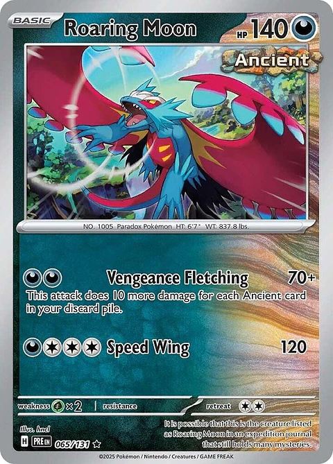 Roaring Moon - 065/131 - Holo Rare - PRE 