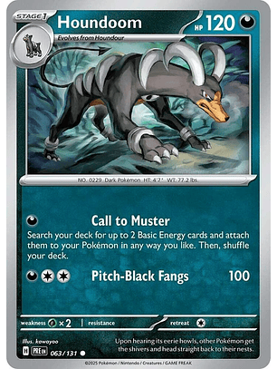 Houndoom - 063/131 - Common - PRE 