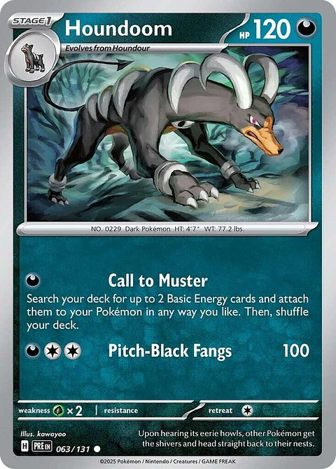 Houndoom - 063/131 - Common - PRE 