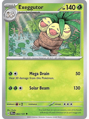 Exeggutor - 002/131 - Uncommon - PRE 
