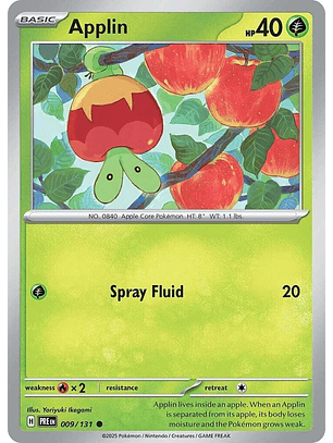 Applin - 009/131 - Common - PRE 