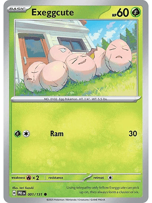 Exeggcute - 001/131 - Common - PRE 