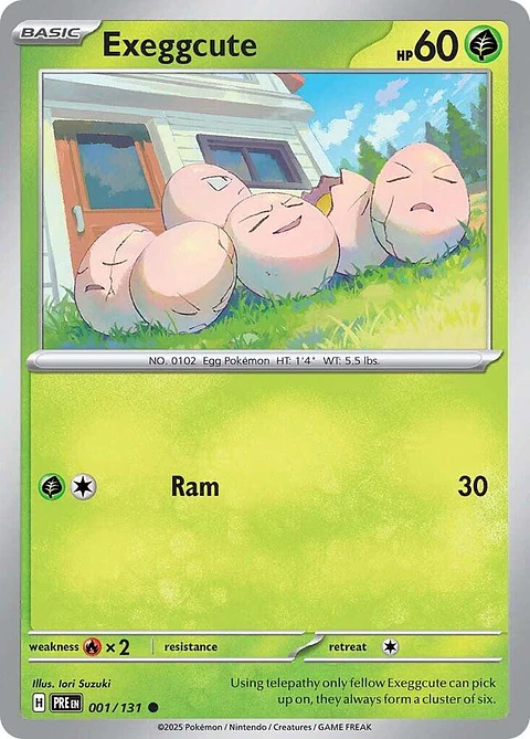 Exeggcute - 001/131 - Common - PRE 