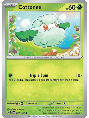 Cottonee - 007/131 - Common - PRE 