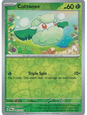 Cottonee - 007/131 - Common - PRE 
