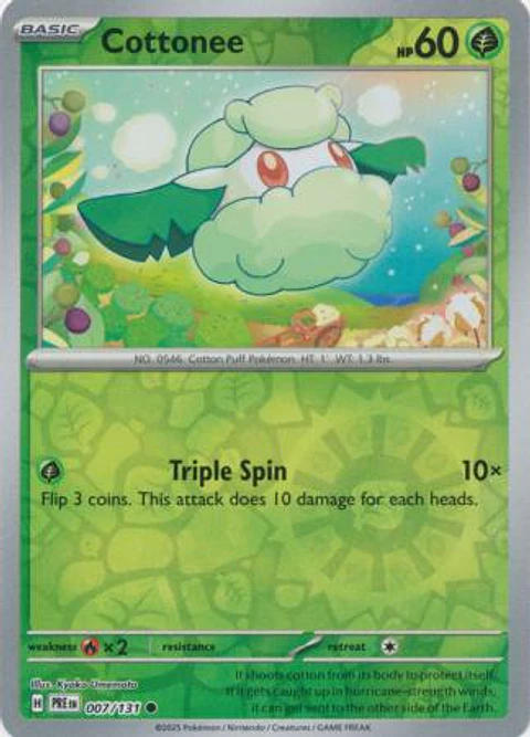 Cottonee - 007/131 - Common - PRE 