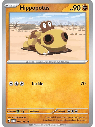 Hippopotas - 052/131 - Common - PRE 