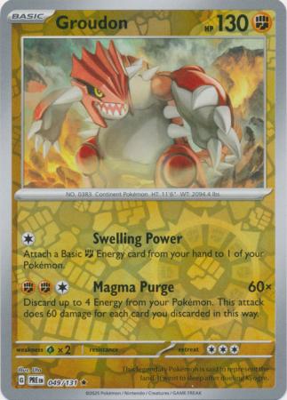 Groudon - 049/131 - Holo Rare - PRE  2
