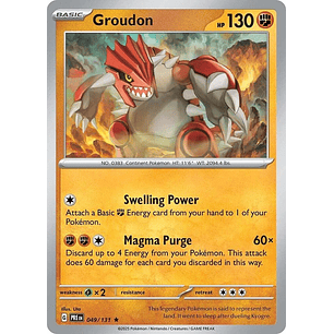 Groudon - 049/131 - Holo Rare - PRE 