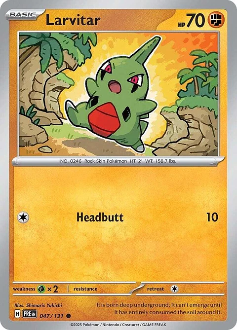 Larvitar - 047/131 - Common - PRE 
