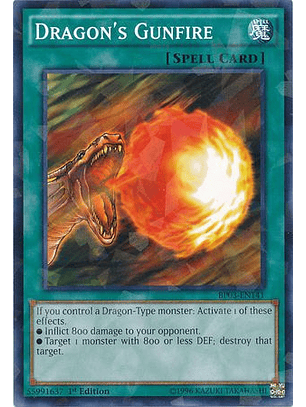 Dragon's Gunfire - BP03-EN141 - Shatterfoil Rare
