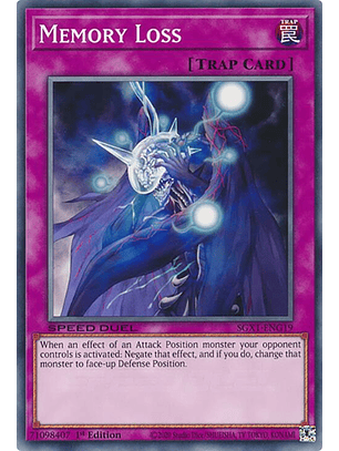 Memory Loss - SGX1-ENG19 - Common