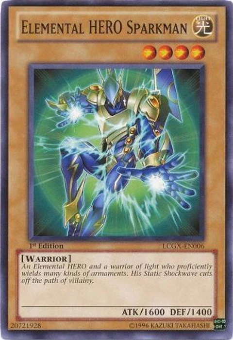 Elemental Hero Sparkman - LCGX-EN006 - Common