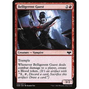 Belligerent guest - VOW - C 