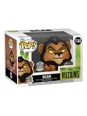 Funko Pop Disney: Villanos - Scar con carne Specialty Series 