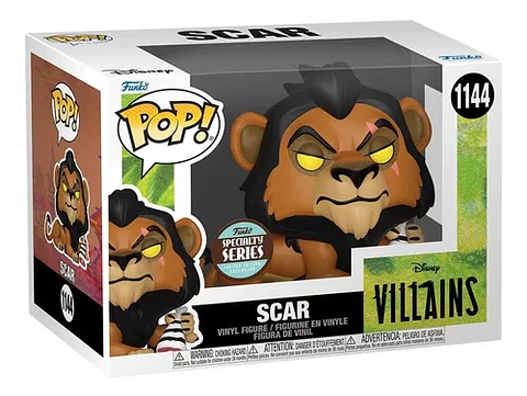 Funko Pop Disney: Villanos - Scar con carne Specialty Series 