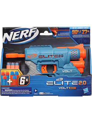 Nerf Elite 2.0: Volt Sd 1 - Lanzador de Dardos 