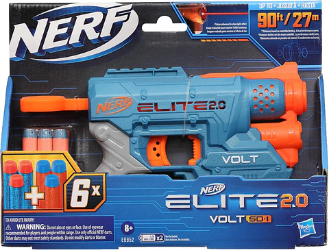 Nerf Elite 2.0: Volt Sd 1 - Lanzador de Dardos 