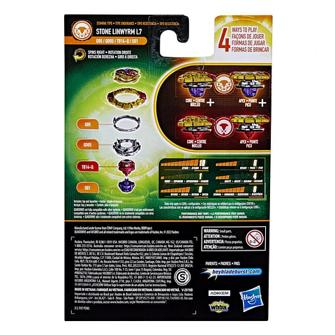 Beyblade Burst: Quad Drive STONE LINWYRM L7