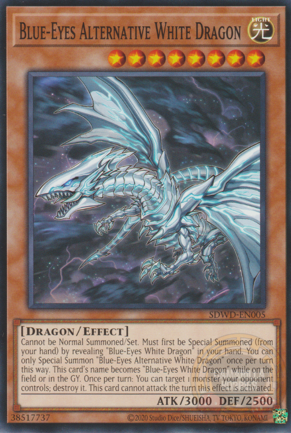 Blue-Eyes Alternative White Dragon - SDWD-EN005 - Common  1