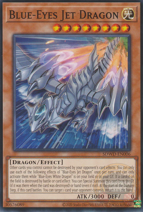 Blue-Eyes Jet Dragon - SDWD-EN006 - Common 