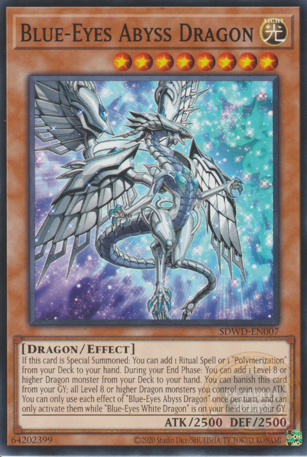 Blue-Eyes Abyss Dragon - SDWD-EN007 - Common  1