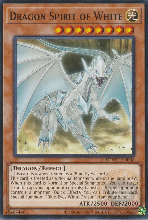 Dragon Spirit of White - SDWD-EN008 - Common 
