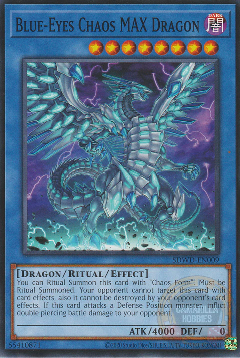 Blue-Eyes Chaos MAX Dragon - SDWD-EN009 - Common 
