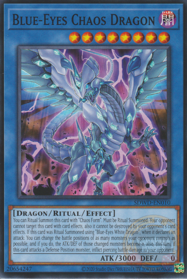 Blue-Eyes Chaos Dragon - SDWD-EN010 - Common  1