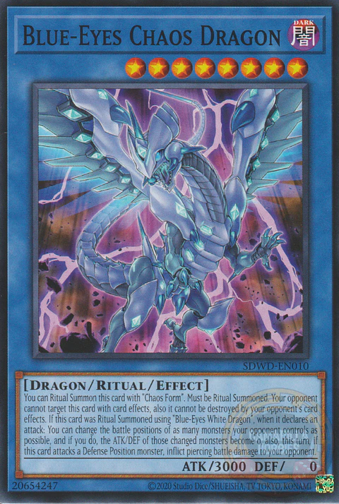 Blue-Eyes Chaos Dragon - SDWD-EN010 - Common 