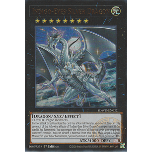 Indigo-Eyes Silver Dragon - SDWD-EN032 - Ultra Rare 