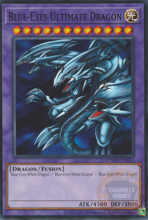 Blue-Eyes Ultimate Dragon - SDWD-EN034 - Common 