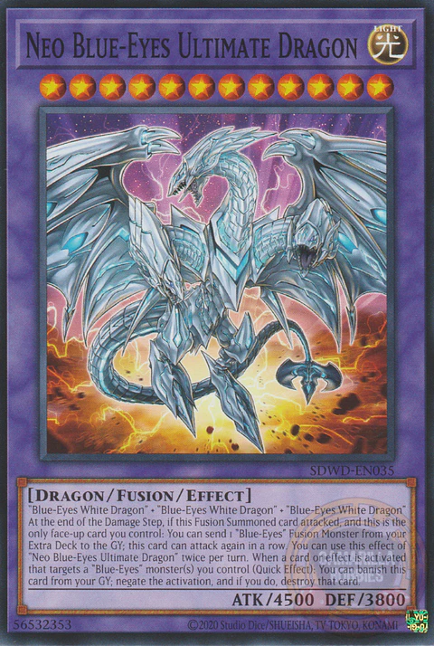 Neo Blue-Eyes Ultimate Dragon - SDWD-EN035 - Common 