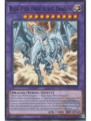 Blue-Eyes Twin Burst Dragon - SDWD-EN036 - Common 