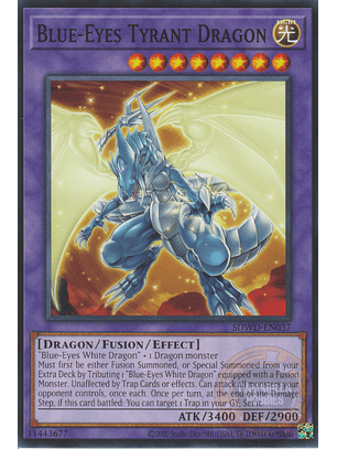 Blue-Eyes Tyrant Dragon - SDWD-EN037 - Common 