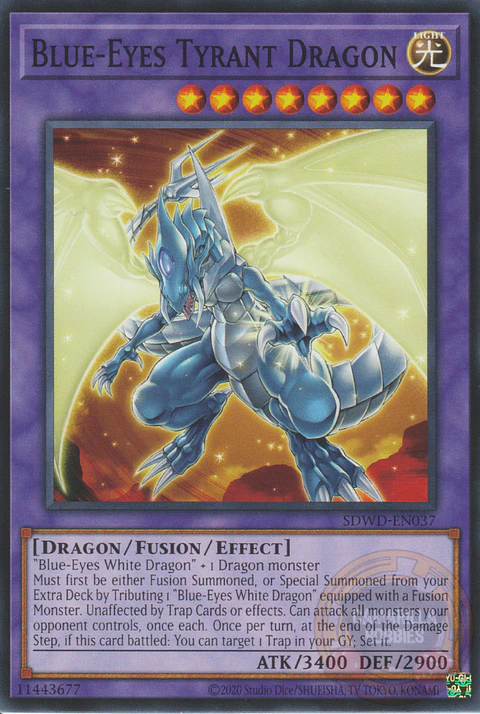 Blue-Eyes Tyrant Dragon - SDWD-EN037 - Common 