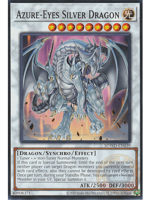 Azure-Eyes Silver Dragon - SDWD-EN039 - Common 