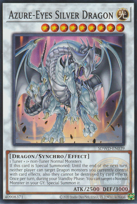 Azure-Eyes Silver Dragon - SDWD-EN039 - Common 
