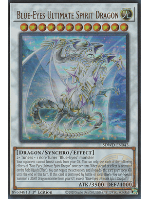 Blue-Eyes Ultimate Spirit Dragon - SDWD-EN043 - Ultra Rare 