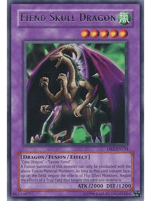 Fiend Skull Dragon - DB2-EN154 - Rare