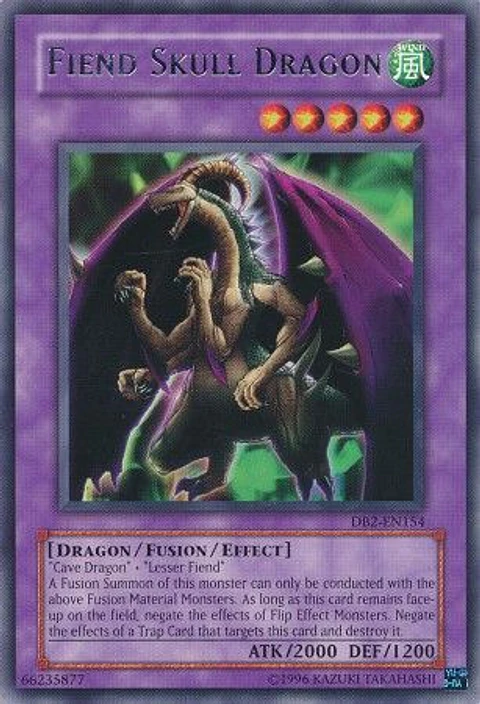 Fiend Skull Dragon - DB2-EN154 - Rare