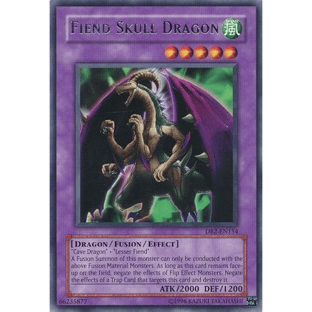 Fiend Skull Dragon - DB2-EN154 - Rare
