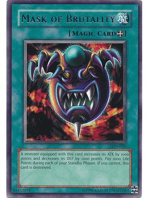 Mask of Brutality - LON-020 - Rare 